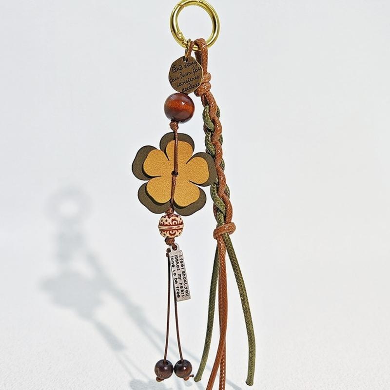 Braided Rope Keychain Bag Decorations Charms Car Keyring Trendy Bag Accessories Backpack Pendant Charm for Purse Bag