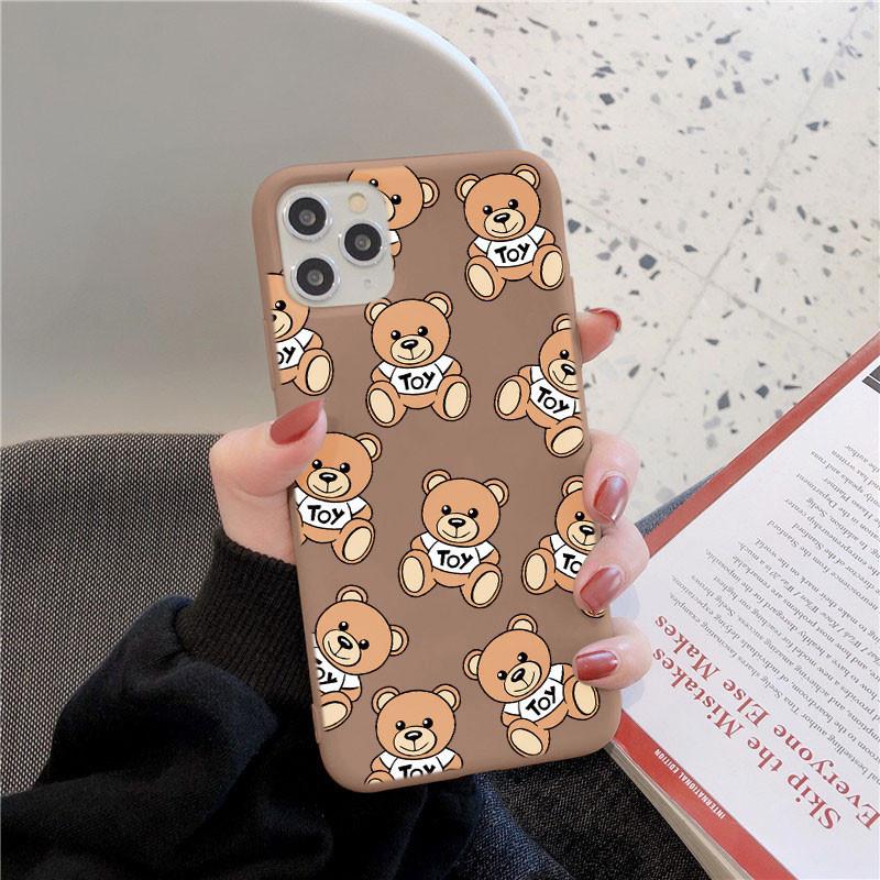 Cute Italy Bear Cover For Xiaomi Redmi Note 9 8 10 Pro 9s S 8T 7 5 6 9C Mi Poco X3 NFC F3 9T Pro 11 10 9 SE A3 10T Lite TPU Case