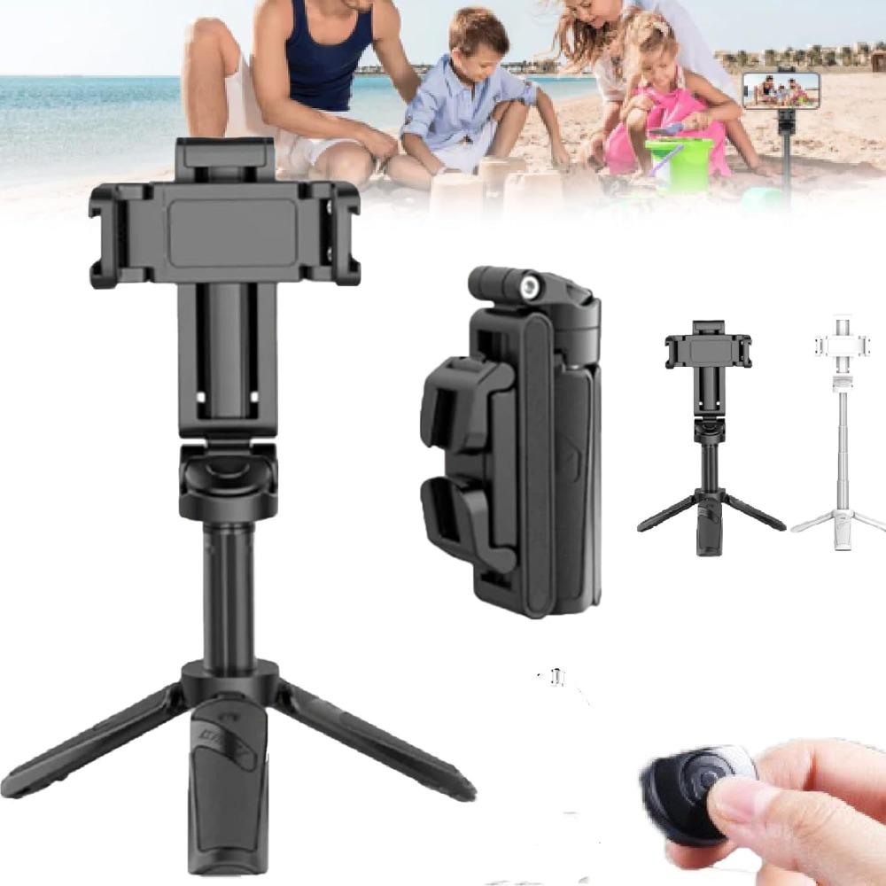 Adjustable Mini Phone Holder 3-in-1 Remote Selfie Stick Tripod Multifunctional Phone Tripod