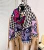 Printing Fashion Luxury  Designer Winter Women Scarf Cashmere Thicken Warm Shawl Pashmina Scarves Poncho Wrap Ladies