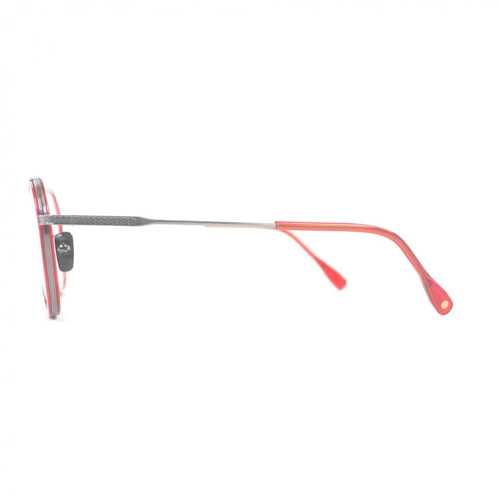 Pristine DITA Glasses AVIATIA-FOUR Clear Red Mens DTX453-A-03 Used