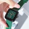 Trendy Temperament Square Simple Casual Student Watch Fashionable Silicone With Large Dial Women'S Quartz Watch