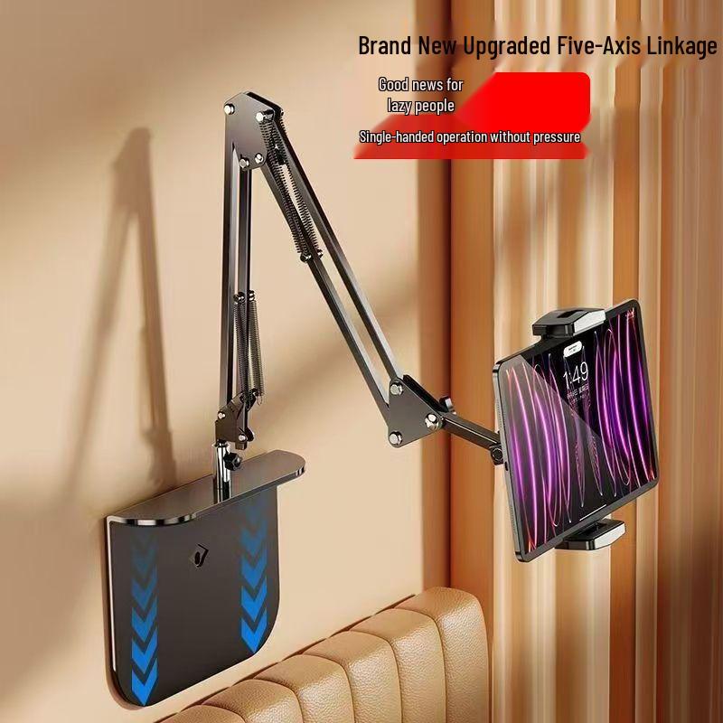 Universal Clip-On Phone & Tablet Holder for Bedside or Desktop - Ideal for Hands-Free Viewing
