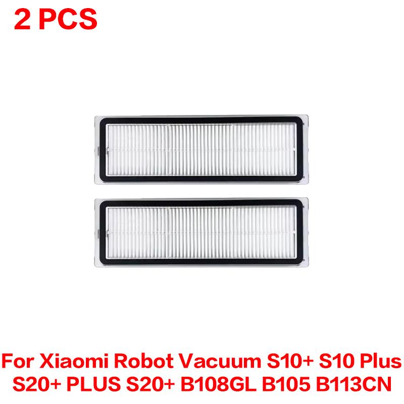For Xiaomi Robot Vacuum S10 Plus S10+/ S20+ PLUS /S20+/B108GL / B105 / B113CN Spare Parts Filter Main Side Brush Mop Accessories