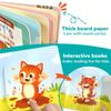 Baby Animal Lift-The-Flap Books Lift the Flap Board Storybook Good Eating Habit Formation Travel Toy Birthday Gift for Toddlers