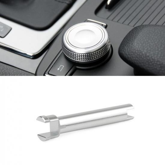 1x Aluminum Alloy Car Console Controller Rotary Switch Shaft For Benz C W204