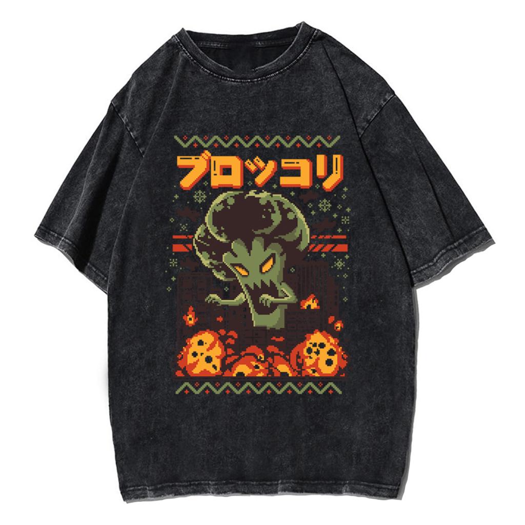Y2K Anime Ramen Kaiju Herren Damen Unisex Harajuku T-Shirt Ropa Hombre Streetwear Retro Baumwoll T-Shirts Tees
