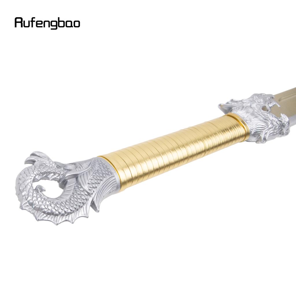 White Yellow Wooden Sword Fashion Wood Machete Decorative Cospaly Sword Halloween Mace Crutch Wand Crosier Sword 106cm