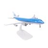 20 cm Niederlande KLM Airlines 747-400 Airways Diecast Flugzeugmodell Legierungsmetall Flugzeugmodell Fahrwerk Flugzeugspielzeug