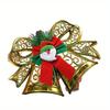 1Pc Christmas Bow Santa Claus Ornament Christmas Tree Atmosphere Decoration Ornament
