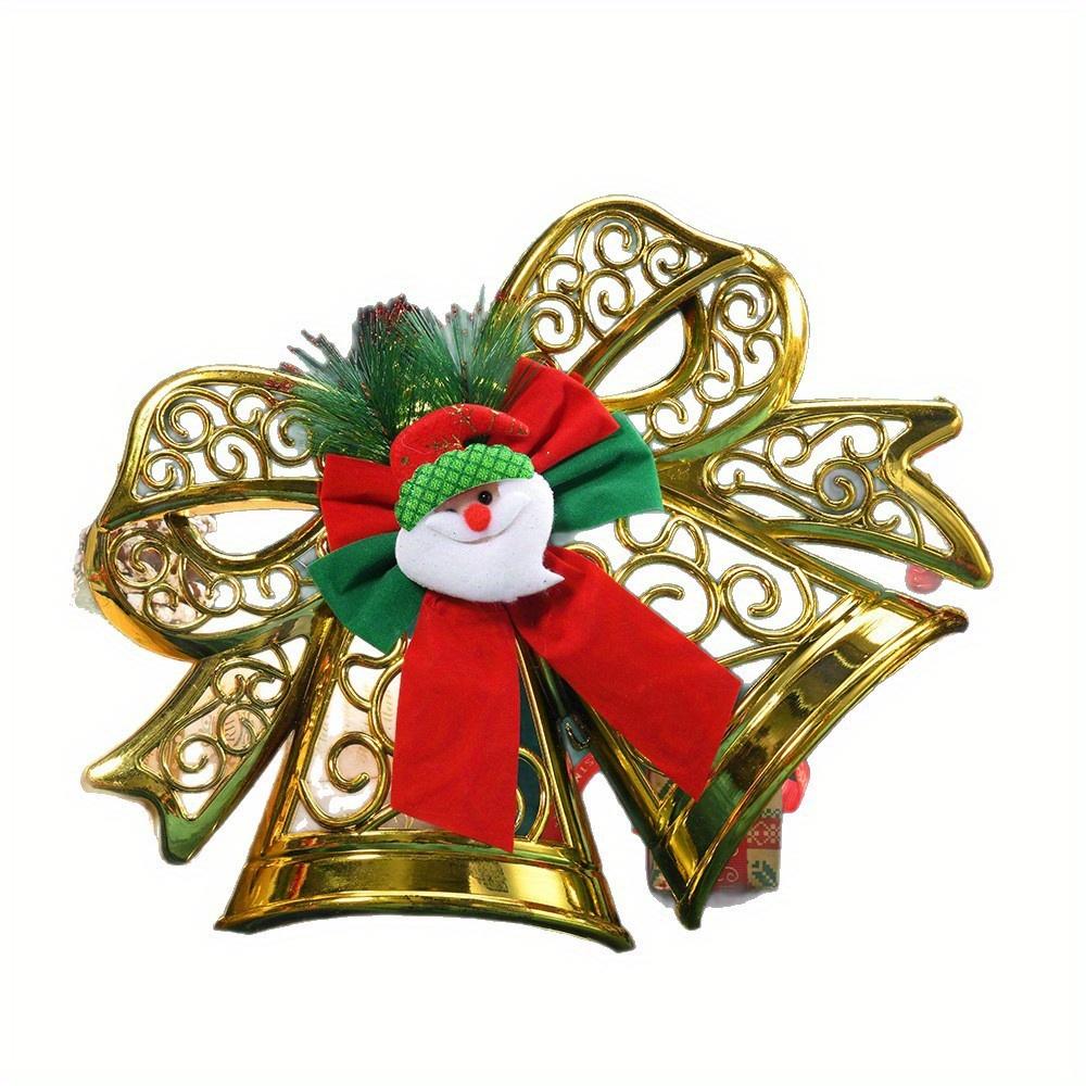 1Pc Christmas Bow Santa Claus Ornament Christmas Tree Atmosphere Decoration Ornament