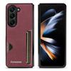 Leather Case For Samsung Galaxy Z Fold 7 6 5 4 3 ZFold7 Fold7 Fold6 Fold5 Fold4 Fold3 Card Slots Cards Holder Phone Cover
