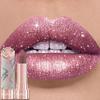 Rossetto Perlato Metallizzato ad Alta Lucentezza per Donna Lucidalabbra Solido Impermeabile Resistente alle Macchie Lunga Tenuta Glitterato Rossetto Diamante