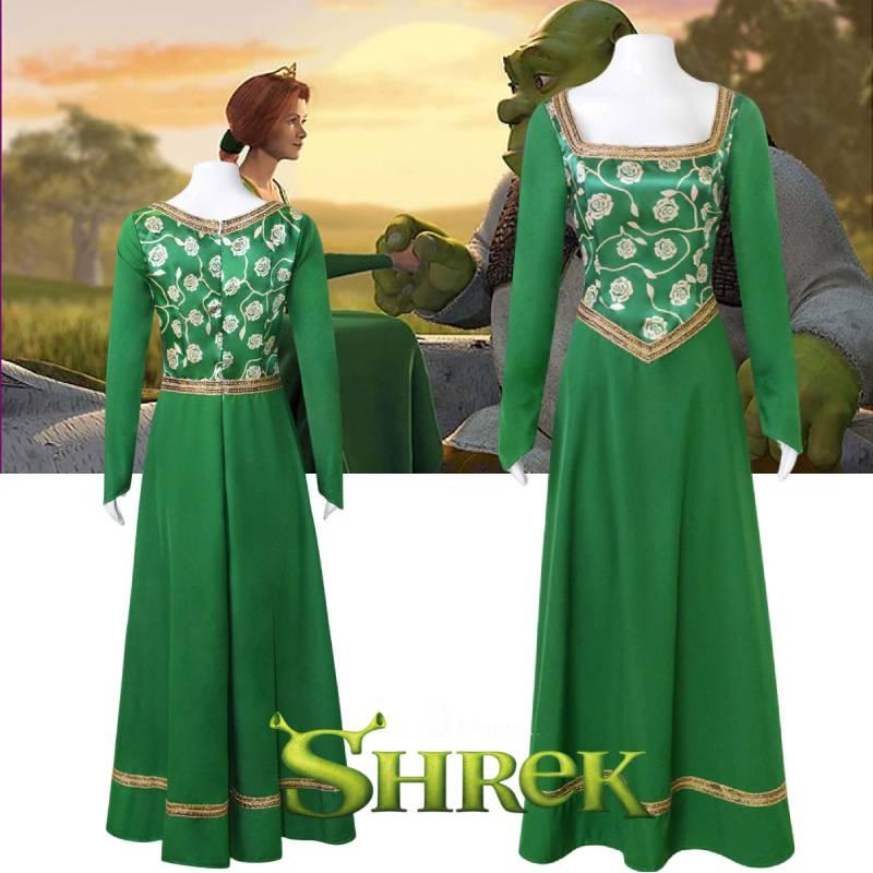 Shrek Princess Fiona Costume For Halloween Cosplay