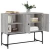 Sideboard In Grey Sonoma 100 X 40 X 79.5 Cm Engineered Wood