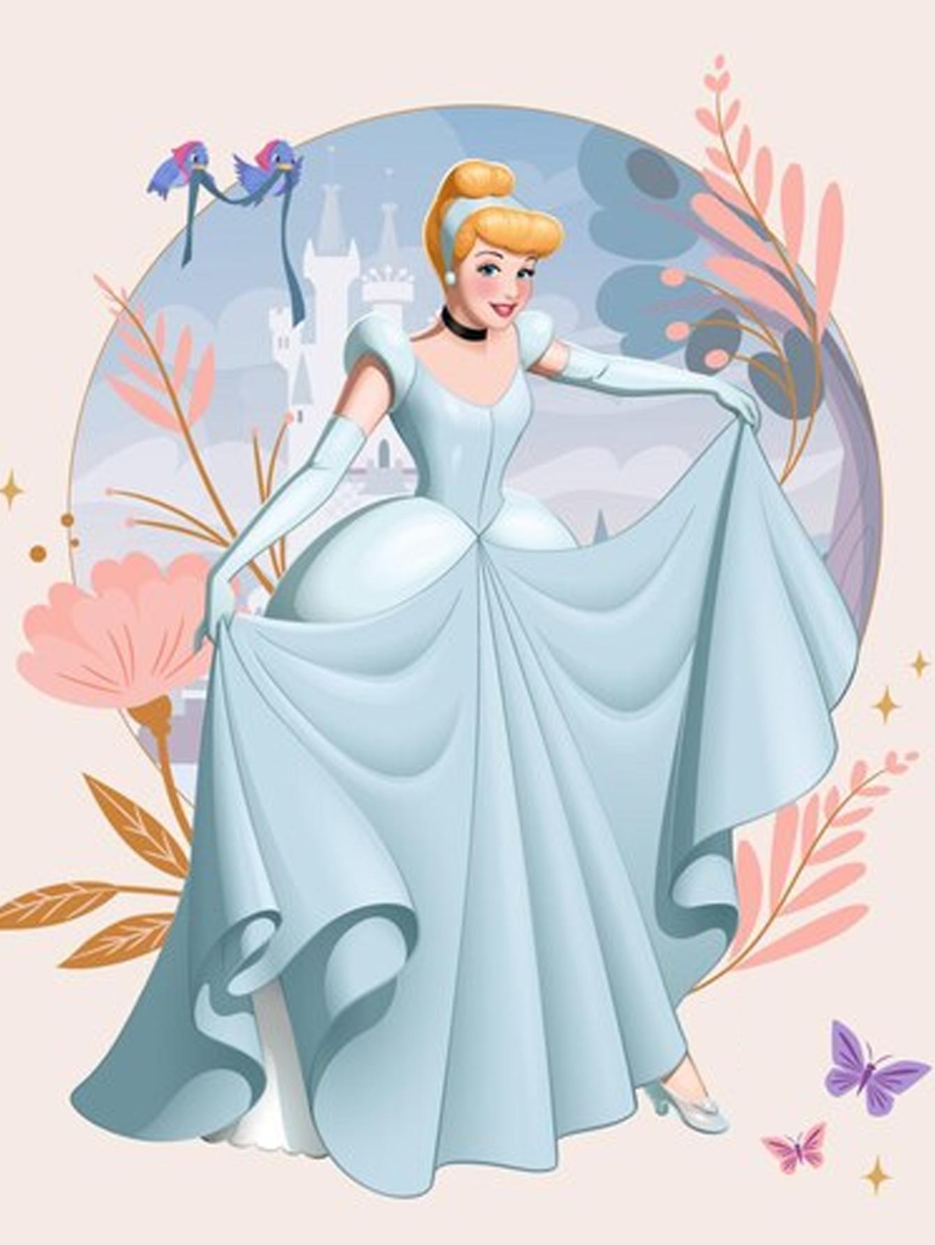 

Алмазная живопись своими руками Элегантная принцесса Набор для вышивания крестом Мозаичное искусство Алмазная живопись Полный круг Алмаз Домашнее украшение Round 20x30cm