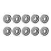 10pcs 698ZZ Double Shielded Miniature Steel Ball Bearings 8x19x6 Mm