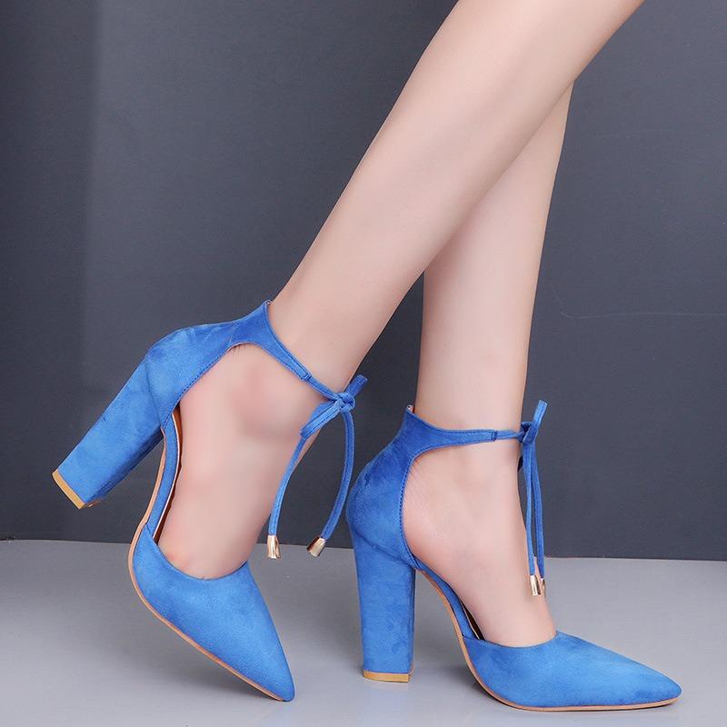 Fashion Women Pumps Women Heels Chaussures Femme Gladiator Summer High Heels For Party Wedding Shoes Women Thick Heels Zapatos De Muje