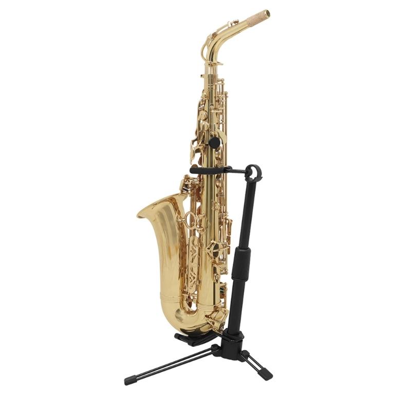 Foldable Portable Alto Tenor Saxophone Stand Sax Tripod Holder Instrument Saxophone Accessories for Alto Tenor Saxophone