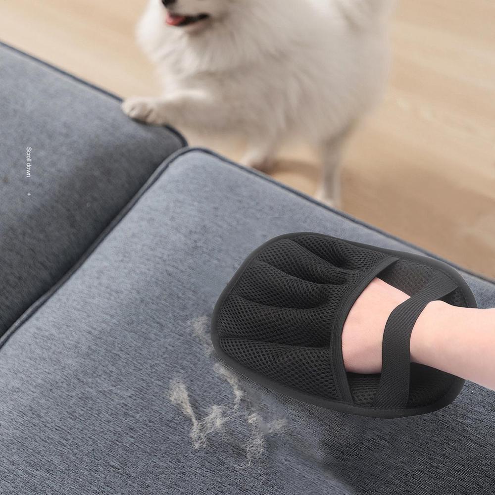 Cat Grooming Gloves Double-Sided Kitten Hair Remover Glove Animal Gentle Shedding Tool Pet Cleaning Supplies For Small Medium