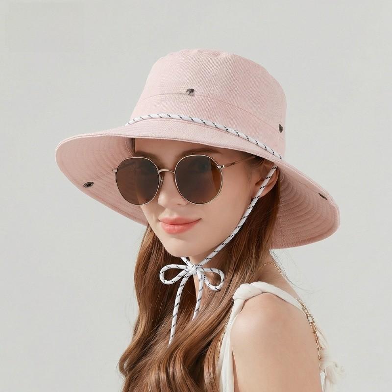 Outdoor Sun Hat For Women With Large Brim Waterproof And Breathable Sun Protection For Summer Travel