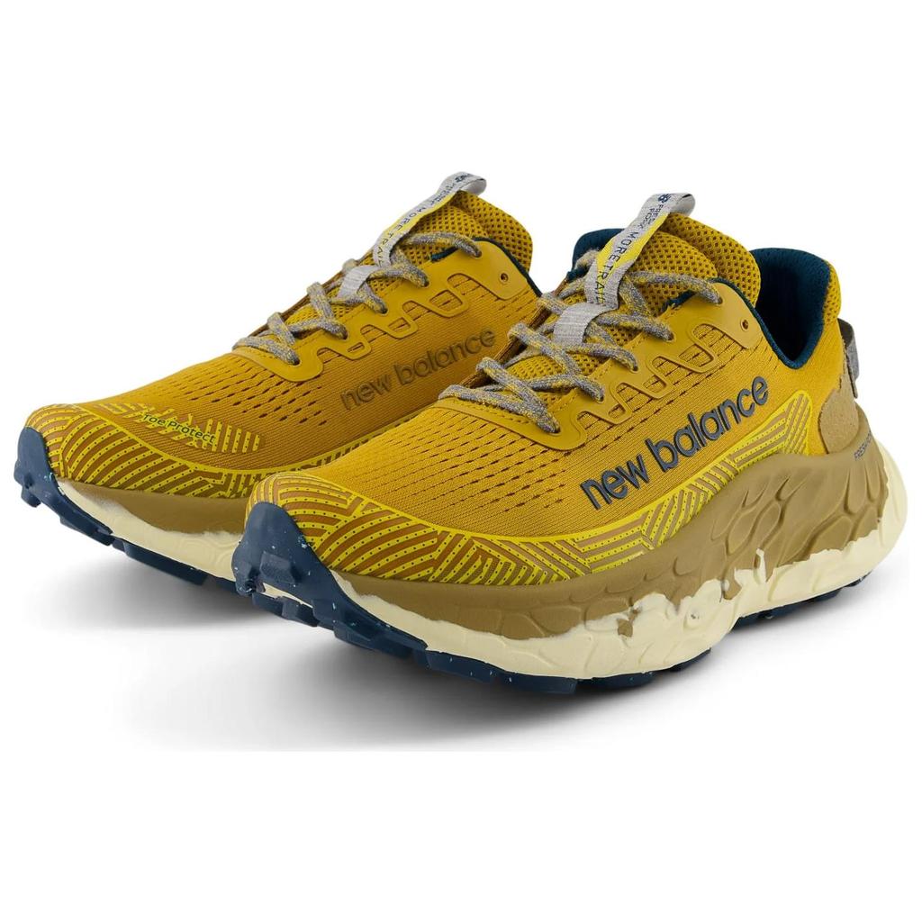New Balance Fresh Foam X More Trail V3 Butterscotch Men Sneakers Tan Deep-Sea Great-Plains MTMORAY3