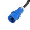 32A Blue to Red CEE Plug Adapter Cable