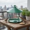 Hanging Bird Feeder Open with Tray Heavy-Duty for Garden
