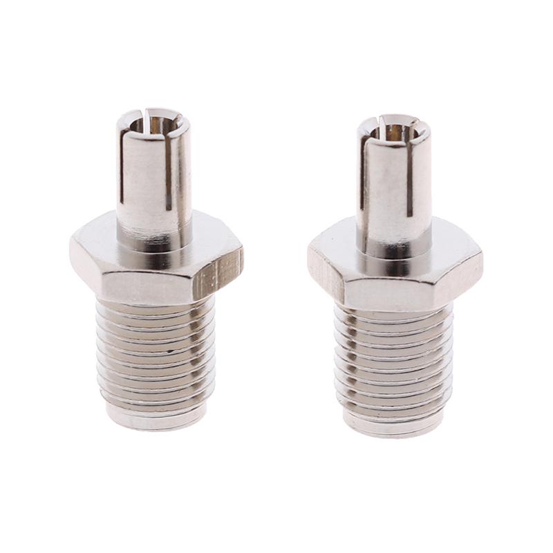 2Pcs Sma Female Jack To Ts9 Male Plug Rf Coaxial Adapter Connector