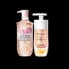 KOSMEA Rose Petal Shower Gel & Dual-Chamber Rose Shampoo Set