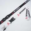 Car Keychain ID Holder Mobile Phone Neck Strap Lanyard For Mitsubishi Outlander Lancer 10 9 ASX RALLIART Eclipse L200