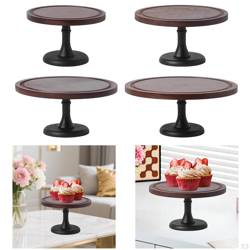 Cake Display Stand Plate Gifts Decorating Space Saving Buffet Riser Dessert Table Set