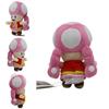 Nintendo Super Mario Bros Plush Toy Toadette Adorable 7" Soft Stuffed Animal Doll
