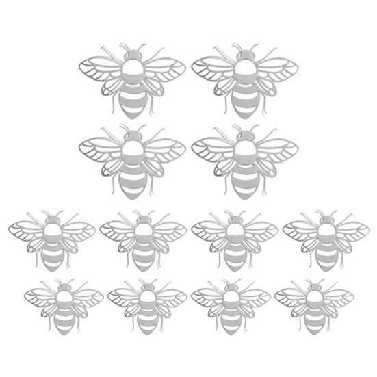 1 Set Wall Sticker Eye-catching Waterproof Practical Hollow Bee Shaped Tile Sticker