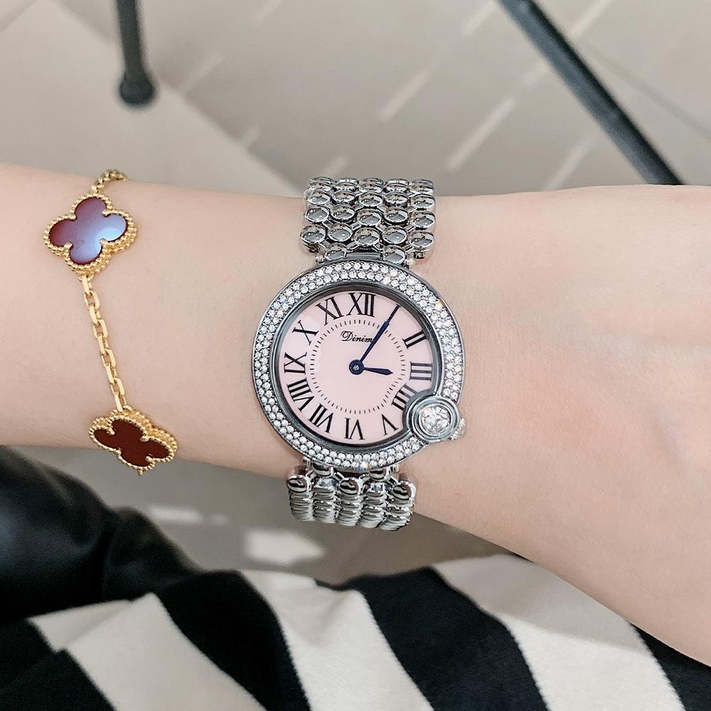 Women's Watch New Small Round Watch Temperament Watch Women's Ins Design Light Luxury Niche Women's Watch