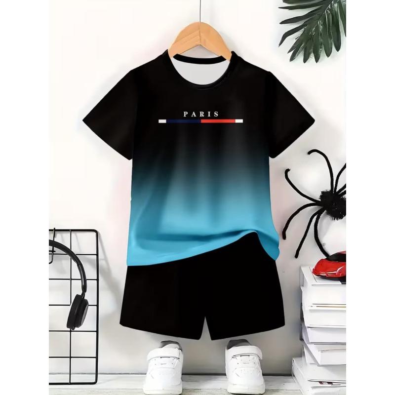 Cool Dinosaur Children's Set 3D Print Summer T-Shirt Casual O-Neck Kids Short Sleeve Tee Outdoor Comfortable Children's Clothing