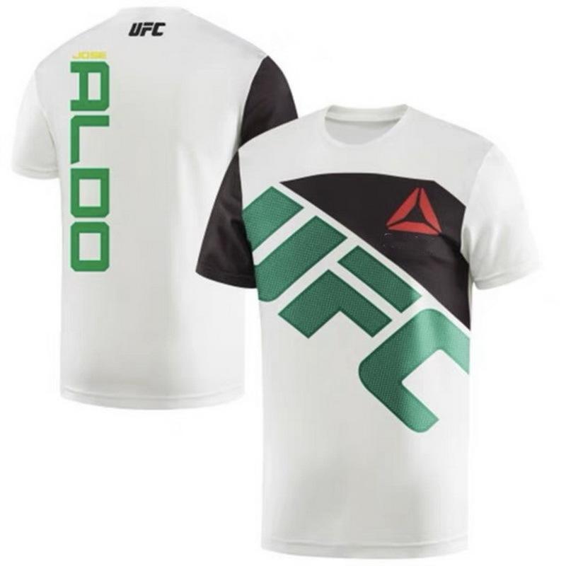UFC Mouth Cannon Connor McGregor Men's Short Sleeve MMA Mixed Martial Arts Training Sanda Suit Skinny Quick Drying Suit