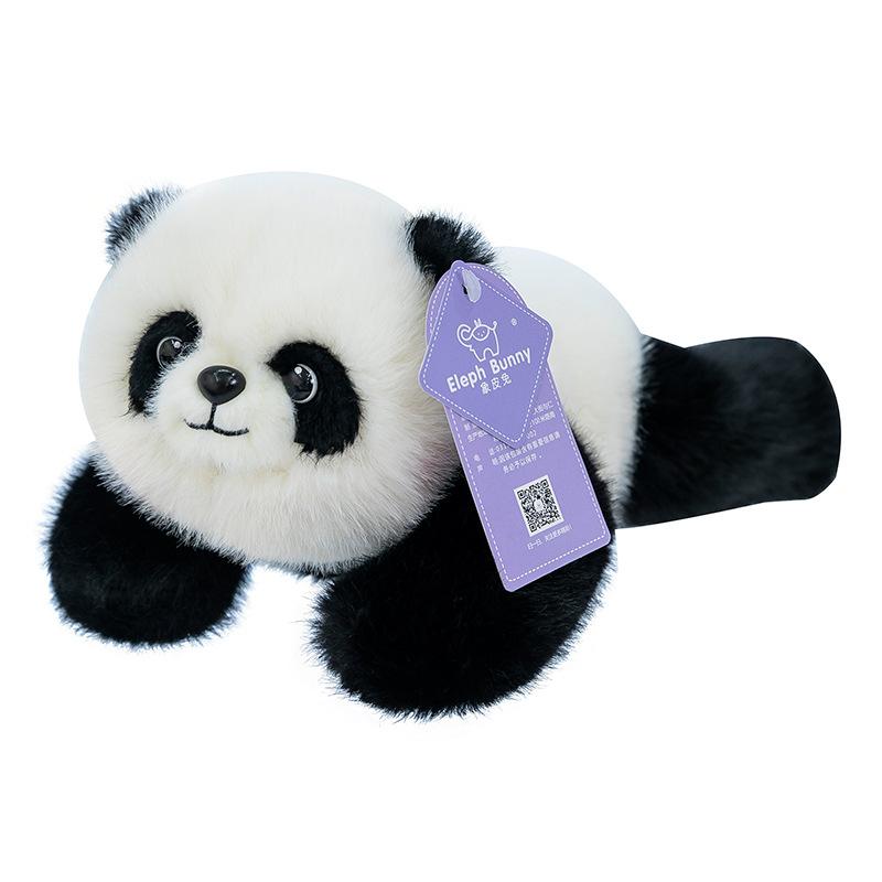 Multi-functional Party Style Gray and White Dog Plush Toy Children's Comfort Pillows Can Be Lying or Sitting Panda Ornaments Birthday Gifts