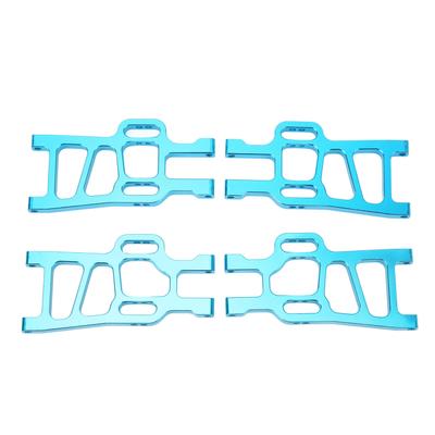 4 Pcs Front Rear Suspension Arms Set for HSP Racing 94111 1 10 RC Car Upgrade Parts Replacement Blue