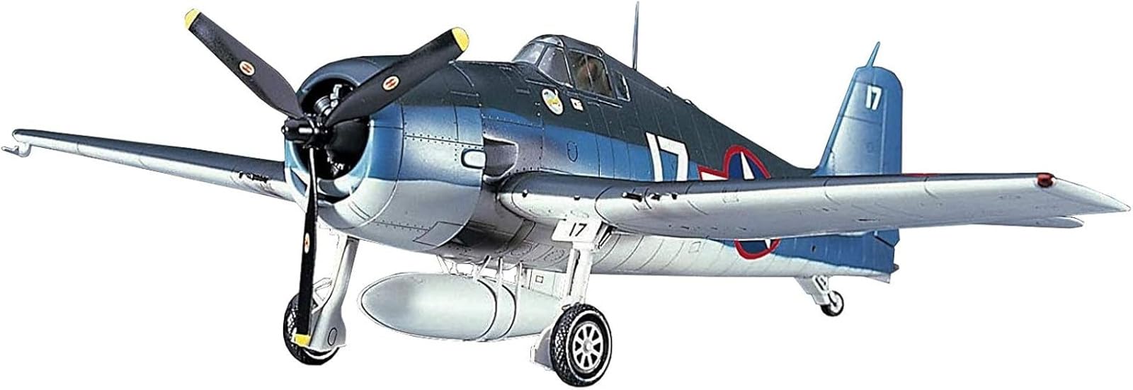 

Hasegawa scale US Navy Hellcat USS Essex plastic model JT34 1/48 F6F-3