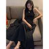 French White New Retro Dress Women's Summer Design Sense Niche Long Dress Waist Thin Skirt