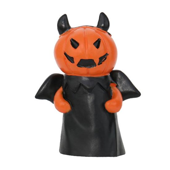 Pumpkin Ornament, 3D Pumpkin Shape Figure, Mini Resin Halloween Decoration for Desktop Micro-Landscapes Parties Window