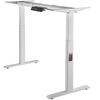 Standing Desk Frame Dual Motor, Adjustable 27.6"-46.1" Height & 43.3"-70.1" Length Electric Stand Up Computer Desk Legs, Ergonomic DIY Workstation
