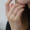 Dieuamour Frill Point Thin Ring