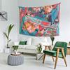 YuGiOh Retro Arcade Tapestry  Collage with Yugi  Chibi Monsters Perfect for Dueling Fans  Nostalgic Otaku Bedroom Decor