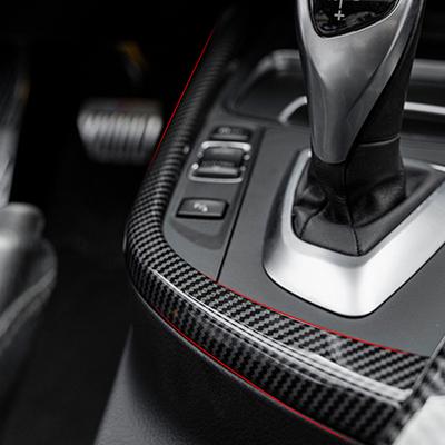 Para BMW Série 3 4 3GT F30 F31 F32 F34 F36 320Li Acessórios para carro Painel de controle de câmbio em forma de L Faixa decorativa