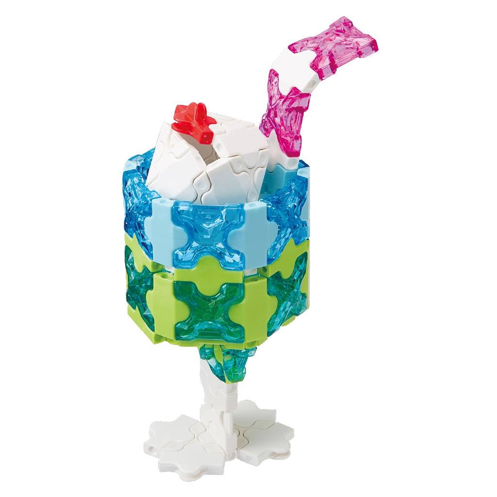 Yoshiritsu LaQ Sweet Collection Melon Cream Soda 24 jewel L008701 (125pcs + parts)