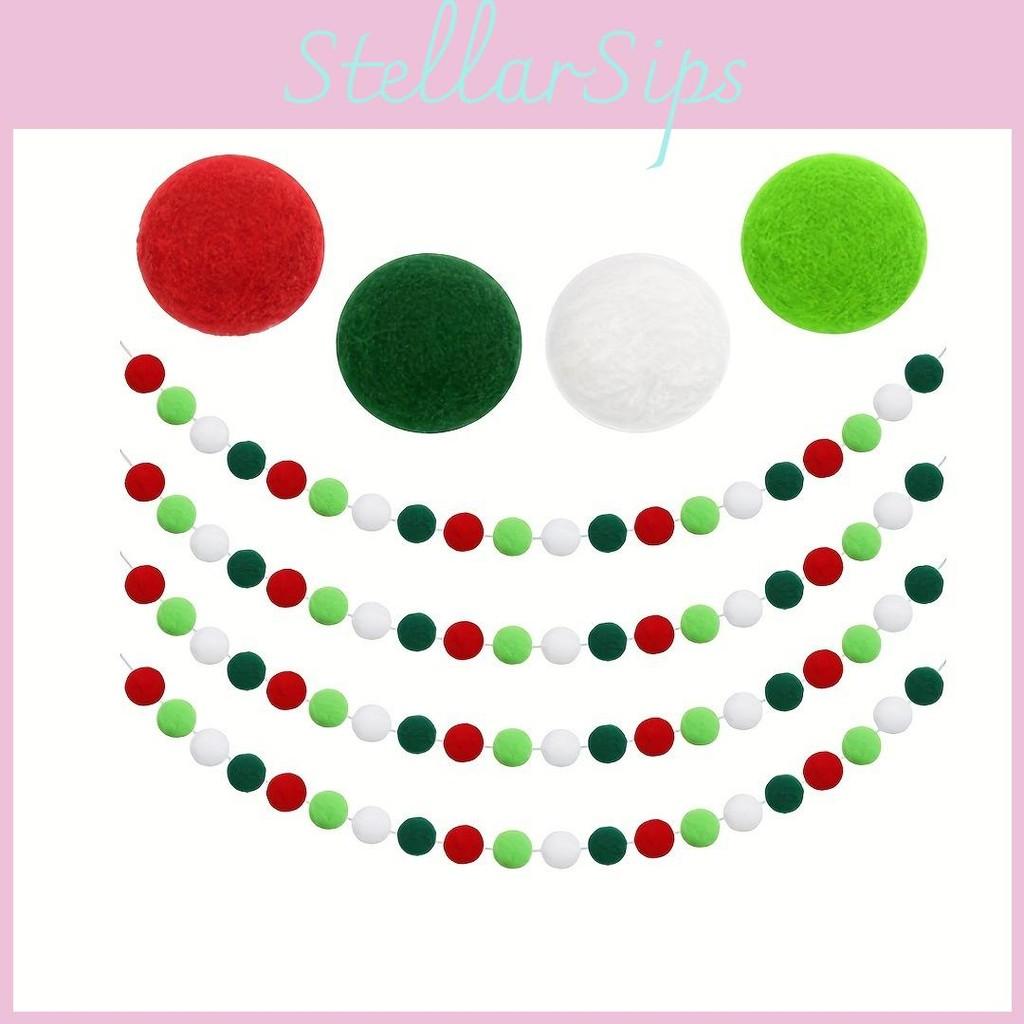 Christmas Ball Colored String Pendant For Party Holiday Celebrations Decoration