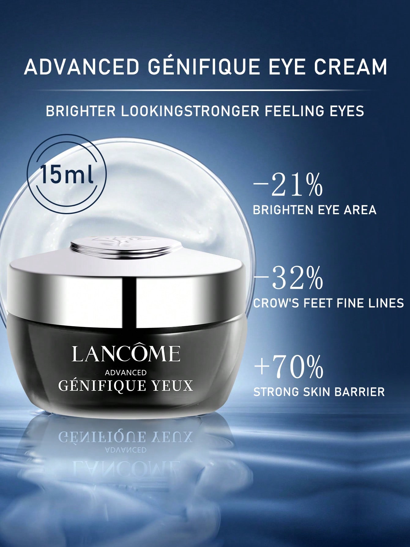 

Lancôme Advanced Genific Eye Cream - Youth Activating, Dark Circles & Fine Lines 5ML Mini 15ml