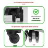 Luggage Wheel Protector Set: Silent Silicone Replacement Casters for Travel Suitcase